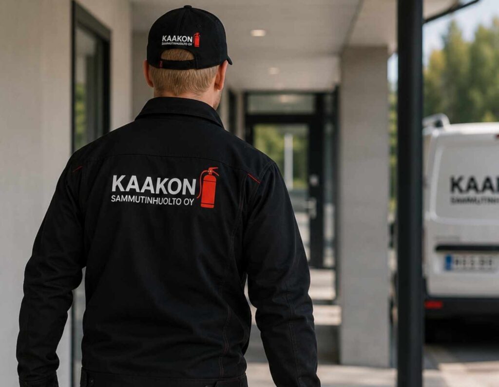 Paloturvallisuustarvikkeiden asennus Kouvolassa